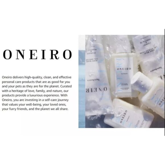 Womens ONEIRO Sunchasers Travel Kit Ready Clean & Vegan Personal Care New/Sealed - Picture 4 of 16